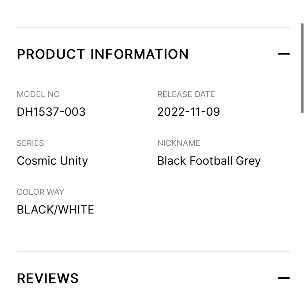 Nike Air Zoom Cosmic Unity 2 'Black Football Grey' DH1537-003 (Mens) - Picture 3 of 11